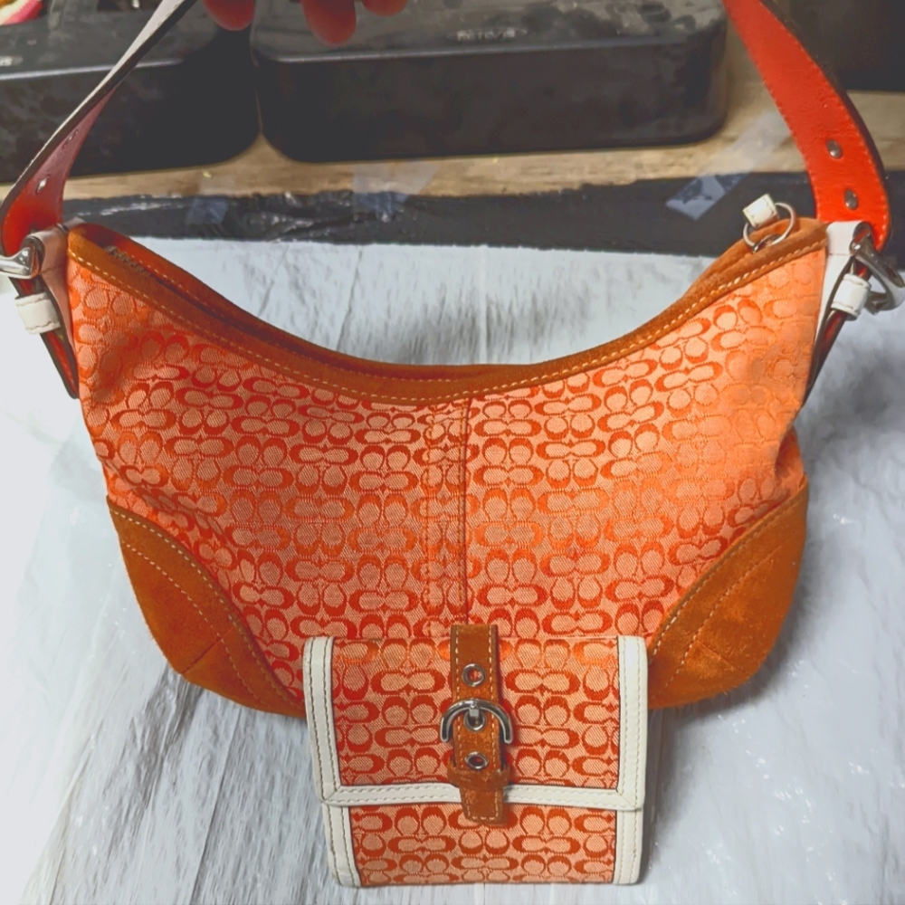 Coach Purse with Coach Wallet